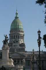 Fototapeta na wymiar cupula del congreso argentina