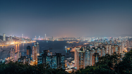 Obraz premium Hong kong at its transformation time