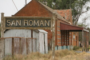 estaci&oacute;n de pueblo pampeano argentina