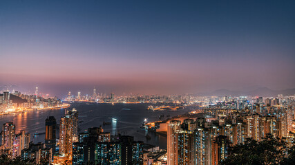 Fototapeta na wymiar Hong kong at its transformation time