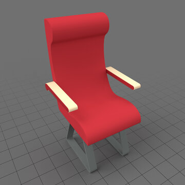 Stylized cinema chair