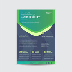 Corporate Business Flyer Design | Handout and leaflet design | Marketing sheet design