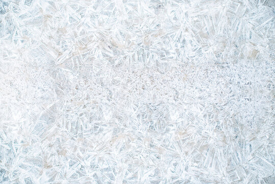 White background of Ice texture