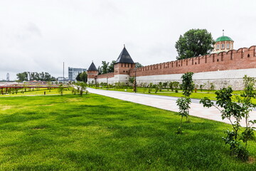 Fototapeta na wymiar The Tula Kremlin is a monument of defense architecture, Russia