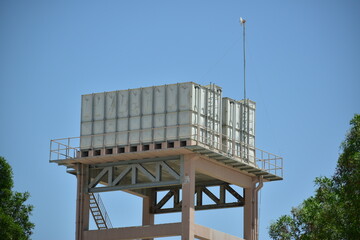 A view of Water storage tower.