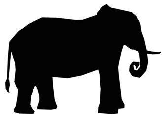 elephant vector  icon