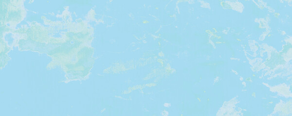 Green Popular Poster. Bright Cool Artwork. Sky