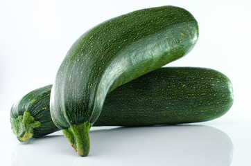 Nice big green zucchini fresh from the garden