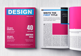 Design Magazine Layout