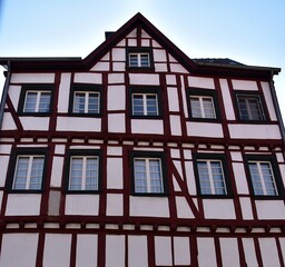 Fototapeta premium Domy z murem pruskim