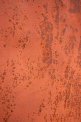 orange oxide texture on very deteriorated surface