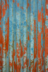 orange oxide texture on very deteriorated surface