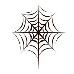 halloween silhouette clipart spiders and cobweb black on white background elements