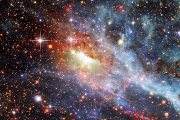 Gorgeous galaxy and stars. The elements of this image furnished by NASA.