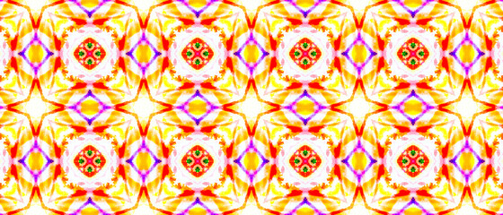 Seamless Watercolor Tie-Dye Pattern.