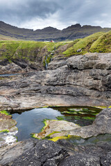 Nordic natural landscape, Faroe Islands