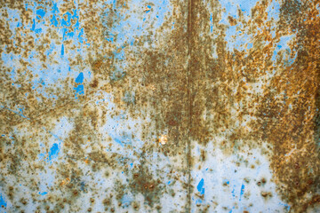 orange oxide texture on very deteriorated surface