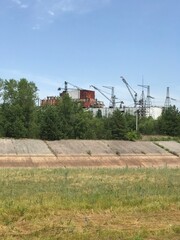 windmill in the village of island