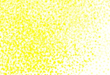 Light Green, Yellow vector background with spots.