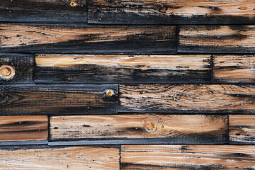 wood panels used as background