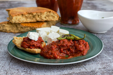 Bulgarian traditional dish - lyutenitza