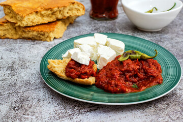 Bulgarian traditional dish - lyutenitza