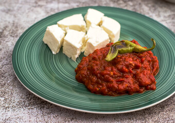 Bulgarian traditional dish - lyutenitza