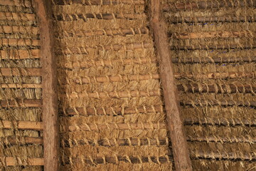 intérieur d'une chaumière