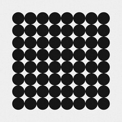 Abstract Cross Pattern Dots Logo generative computational art illustration