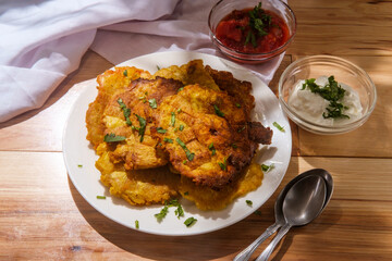 Fried Green Plantain Tostones