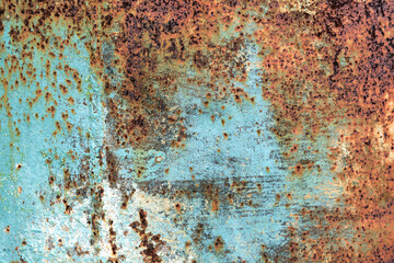 Rusted metal textured background