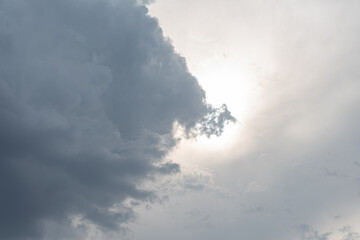 Amazing beautiful sky with clouds