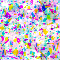 Abstract Speckled Confetti Pattern