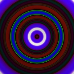 Colorful retro circle pattern. Retro concept design.