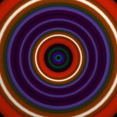 Colorful retro circle pattern. Retro concept design.