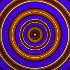 Colorful retro circle pattern. Retro concept design.