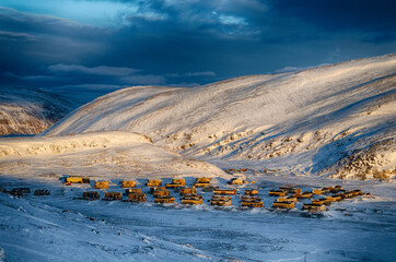 landscape with snow kangiqsujuaq