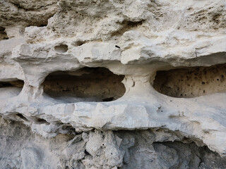 Stones texture and background. Erosion creates amazing textures and patterns. Stone texture, rock texture and background. Rock surface.