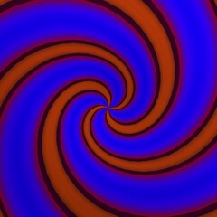 Swirling radial pattern background. Converging psychadelic scalable stripes.