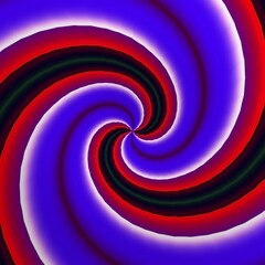 Swirling radial pattern background. Converging psychadelic scalable stripes.