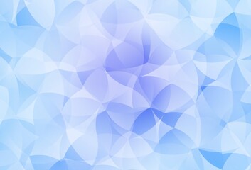 Light Pink, Blue vector polygonal background.