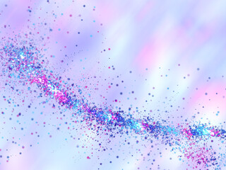 Multicolored cheerful abstract background with dispersed colorful drops