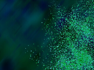 Multicolored cheerful abstract background with dispersed colorful drops