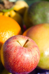 Several tropical fruits produced in Brazil