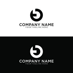 Obraz premium Outstanding professional elegant trendy awesome artistic black and white color TB BT initial based Alphabet icon logo. on a black and white background.