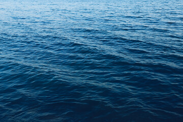 Obraz premium Blue sea surface with waves. Nature background of Black sea