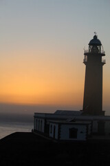 lighthouse at sunset