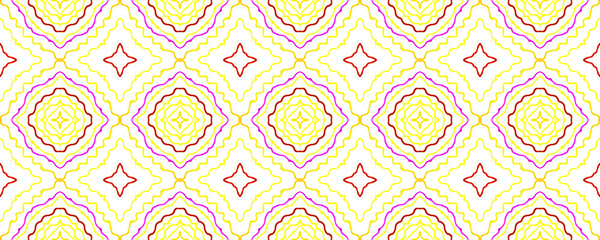 Ikat Design Seamless Pattern.