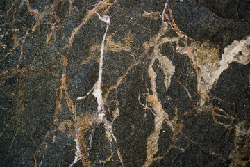 Colorful rock texture. Natural cracks void.