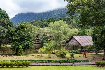 Gordijnen Sarawak Cultural  Village and museum © John Hofboer